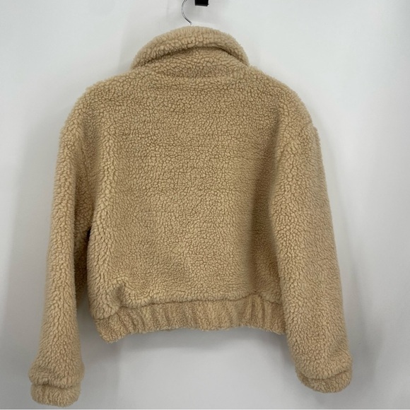 Thread & Supply Anthropologie Full Zip Teddy Jacket in Tan Women's Size S - Picture 2 of 7